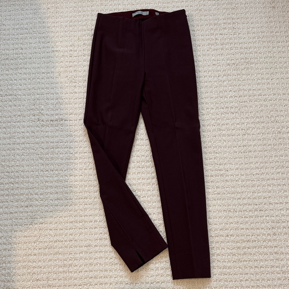 Vince Burgundy Trousers